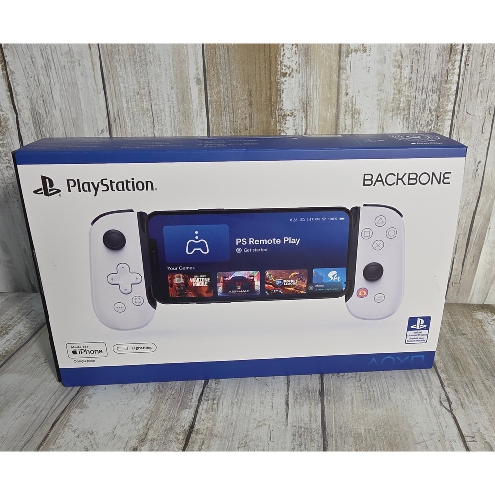 Backbone One PlayStation Edition iPhone Mobile Gaming Controller White BB-02-W-S